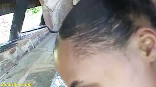 Skinny African Teen Big Cock Fucked
