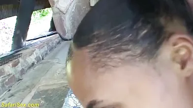 Skinny African Teen Big Cock Fucked