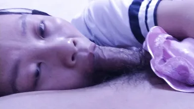 Chinese Girl Student Uniform Tempting Blowjob