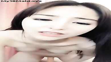 Skinny Hot White Chinese Girl Masturbating On Webcam Part 2