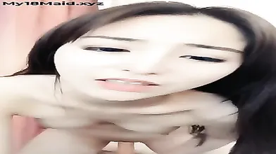 Skinny Hot White Chinese Girl Masturbating On Webcam Part 2