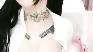 Chinese Live Girl JK双马尾乃爱奈奈在校女学生美少女C罩杯