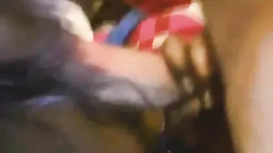 Black African Teen Sucks Big White Cock