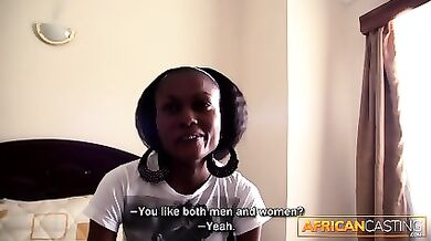 African Maid Fucked By Big White Tourist Cock