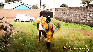 Kenyan Lesbians Caught Teasing Outdoor And Orgasming Indoor