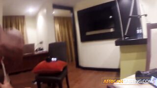 Smiling Ebony Cutie In POV Casting Fucked Hard By BWC