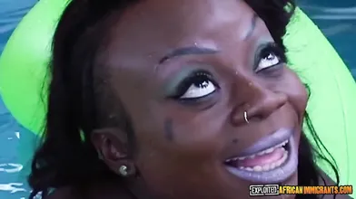 Cheeky Black Slut Ready For Interracial Orgy In Sex Resort