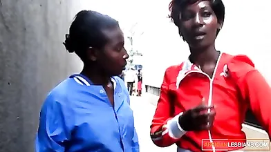 Anal Dildo Toying African Amateur Homemade Lesbians
