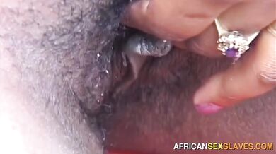 THICK African Nipple Clamp Domination In Public BDSM