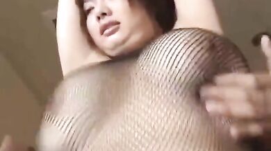 Chinese babe in fishnet outfit, Sakura had the most exciting sex adventure in her life