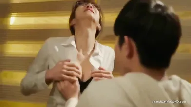 Gorgeous Chinese lady is about to have casual sex with a younger guy, from the neighborhood
