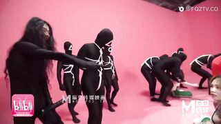 Chinese brunette is participating a new Squid game and getting fucked harder than ever before
