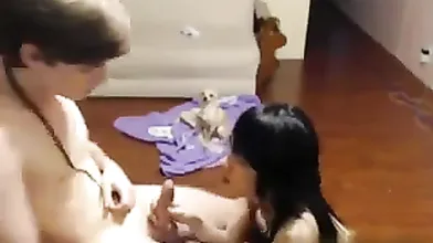 This Horny Babe Is Giving Head