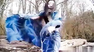 Asian Slut Is On The Beach - Almond Tease