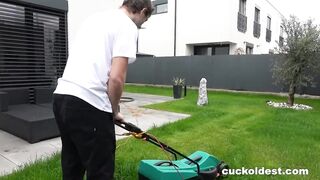 Facesitting Husband before agreeing to Cuckold me